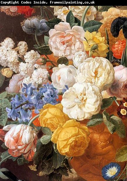 ELIAERTS, Jan Frans Bouquet of Flowers in a Sculpted Vase